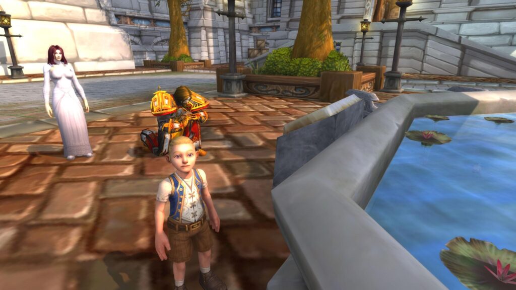 The Stormwind CIty , Baby human and his family